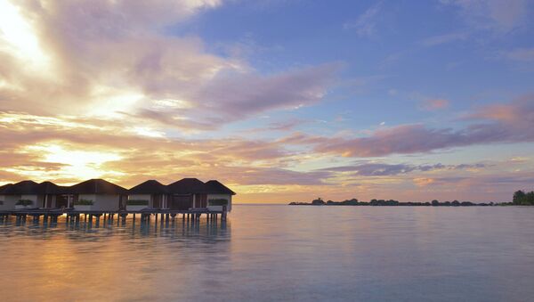 Закат на Мальдивах. Архивное фото