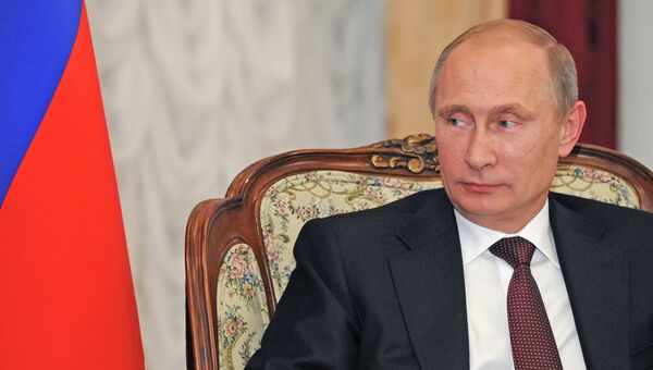 Президент России Владимир Путин. Архивное фото.