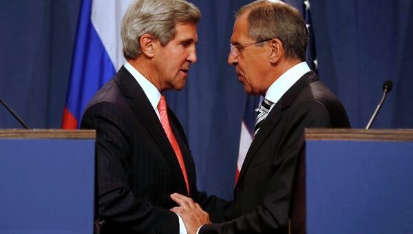 Лавров и Керри завершили переговоры по сирийскому химоружию. Фото с места события