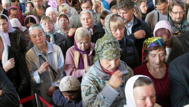 Освящение церкви Успения Пресвятой Богородицы Введенского подворья монастыря Оптина пустынь. Фото с места события