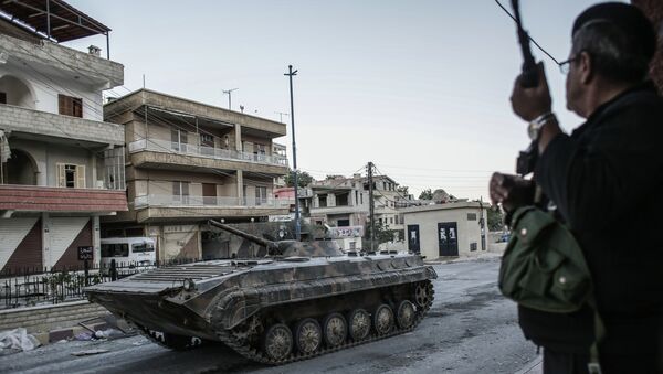 Военные правительственных войск в сирийском городе Маалула, архивное фото