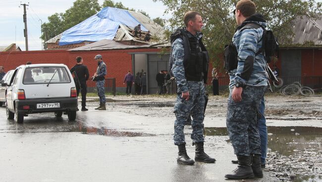 Взрыв у здания РОВД в Сунженском районе Чечни