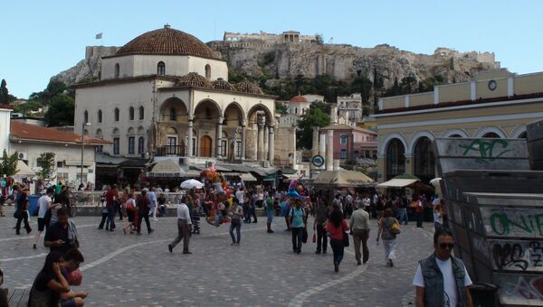 Площадь Монастираки в Афинах. Архивное фото