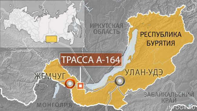 Трасса А-164 Култук-Монды в Бурятии