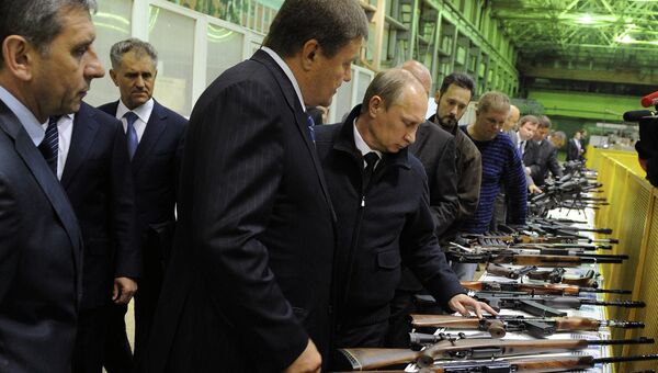 Рабочая поездка В.Путина в Ижевск, фото с места события