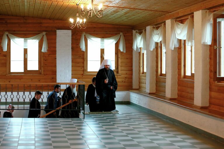 Председатель Отдела внешних церковных связей Московского патриархата митрополит Волоколамский Иларион ан 10-м юбилейном заседании Международного дискуссионного клуба Валдай