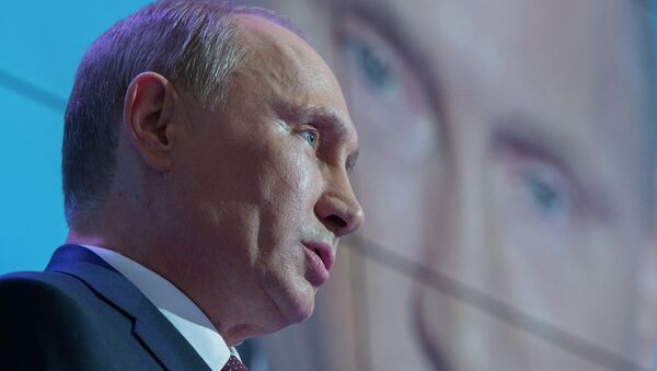 Владимир Путин на заседании дискуссионного клуба Валдай