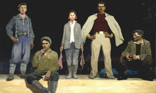 Виктор Попков. Строители Братска. 1960 Виктор Попков. Строители Братска. 1960