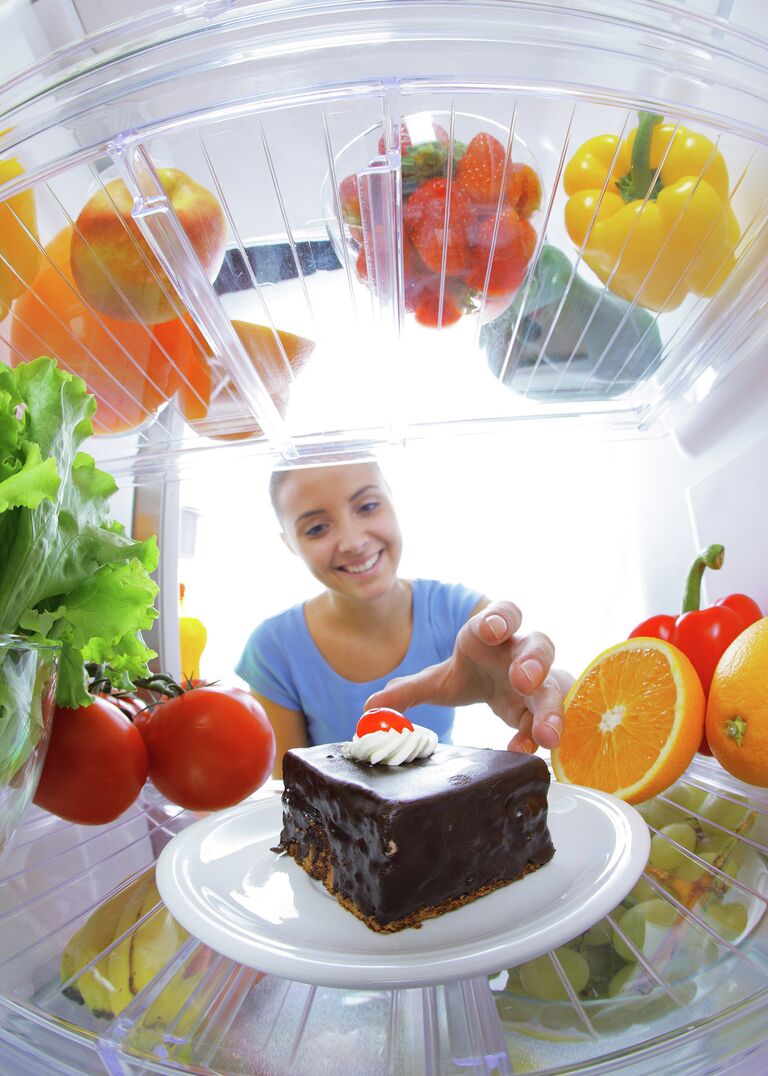 Пирожное в холодильнике Пирожное в холодильнике