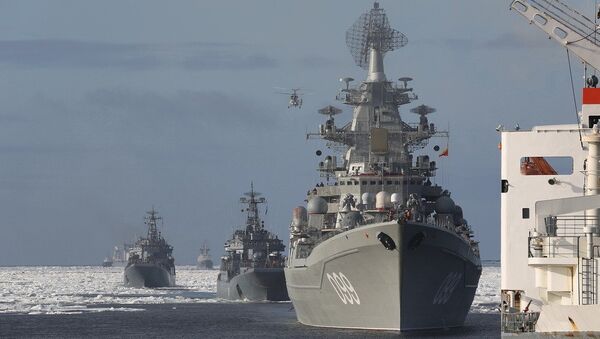 Ледокольная проводка кораблей и судов Северного флота к Новосибирским островам