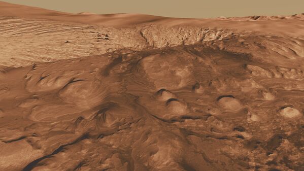 Кратер Гейла на Марсе