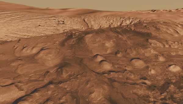 Кратер Гейла на Марсе, архивное фото
