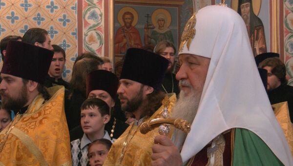 Визит патриарха Кирилла в Томск, событийное фото