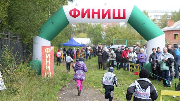Всероссийский день бега Кросс наций - 2013 в Томске, событийное фото
