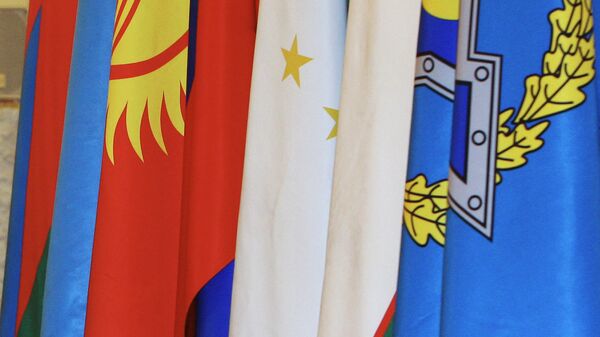 Флаги стран-участников ОДКБ
