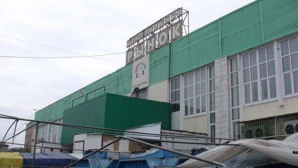 Центральный рынок в Томске, архивное фото