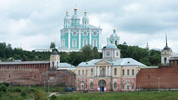 Вид города Смоленск, архивное фото