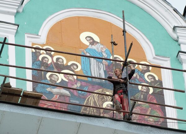 Работы по ремонту храма в городе Смоленск