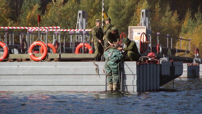 Учения железнодорожников ЦВО в Свердловской области