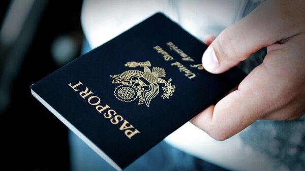 Паспорт гражданина США. Архивное фото.