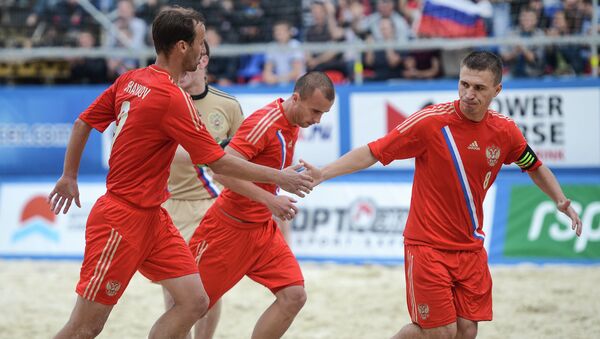 Игроки сборной России Егор Шайков, Антон Шкарин и Илья Леонов (слева направо)