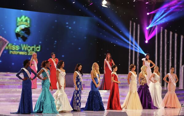 Участницы конкурса красоты Мисс Мира 2013