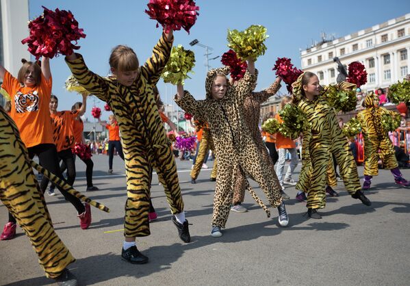 День тигра во Владивостоке 29 сентября 2013 года