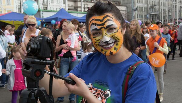 День тигра во Владивостоке 29 сентября 2013 года
