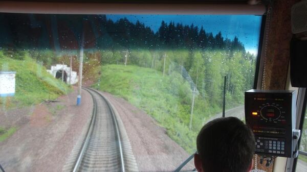Первый Джебский тоннель на Красноярской железной дороге, архивное фото