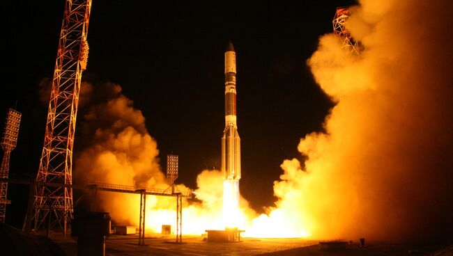 Запуск ракеты-носителя Протон-М. Архивное фото