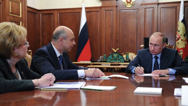 В.Путин овещание с министрами РФ в Кремле