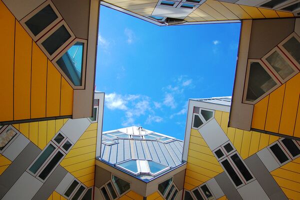 Кубические дома. Роттердам, Нидерланды (Kubuswoning)