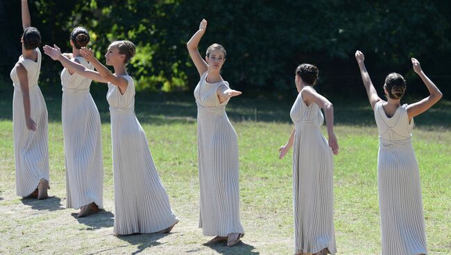 Церемония зажжения Олимпийского огня