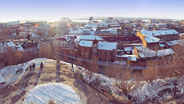 Панорама Томска, архивное фото