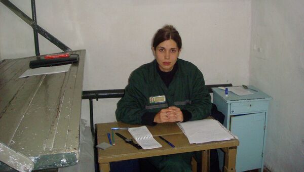Надежда Толоконникова в одиночной камере в колонии, 1 октября