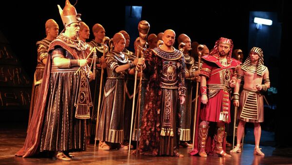 Аида с участием солистов московской Новой оперы и Мариинского театра на Самарской сцене, фото с места событий