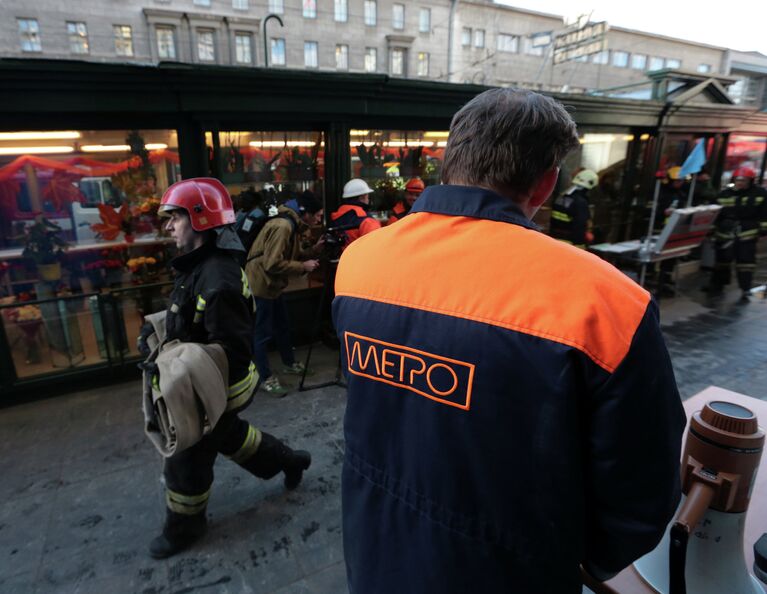 Возгорание в петербургском метро