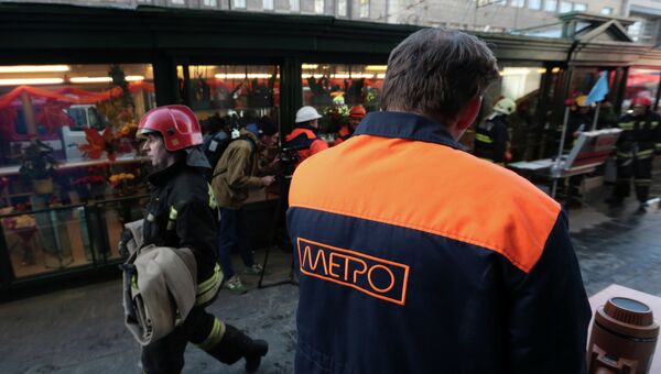 Возгорание в петербургском метро