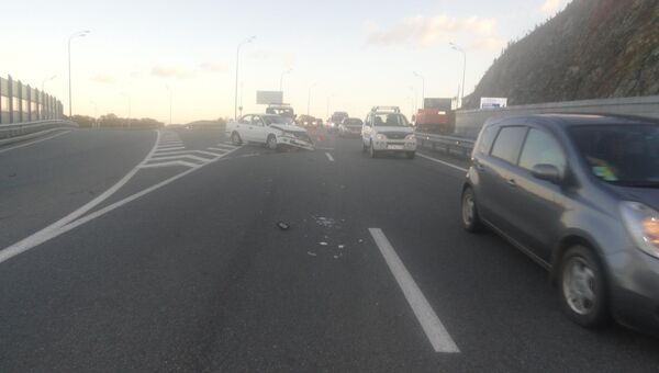 Трое пострадали в Приморье по вине водителя, перепутавшего направление. Фото с места события