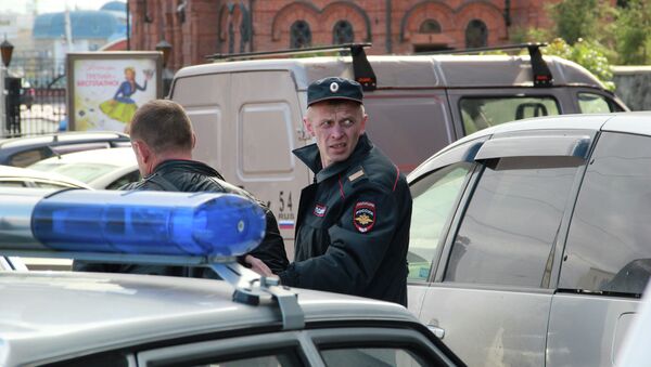 Сотрудники полиции в Новосибирске. Архивное фото
