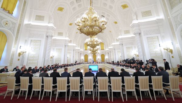 4 октября 2013. Заседание Государственного совета РФ в Кремле