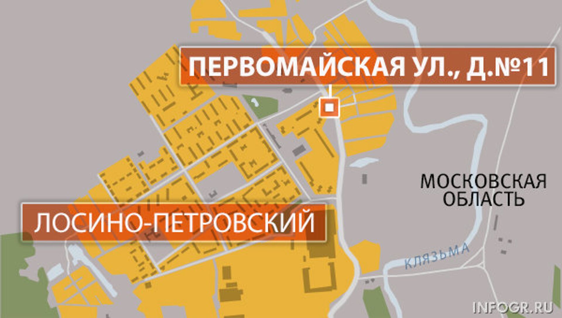 Первомайская 11 карта