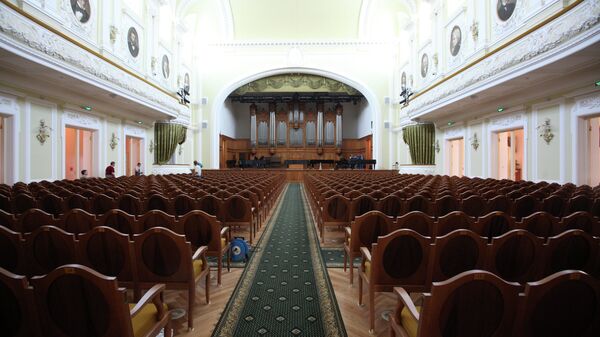 Большой зал Московской государственной консерватории имени П.И. Чайковского