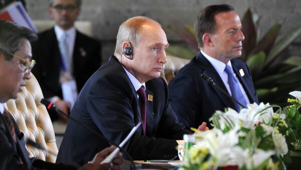 Владимир Путин принимает участие во встрече лидеров АТЭС