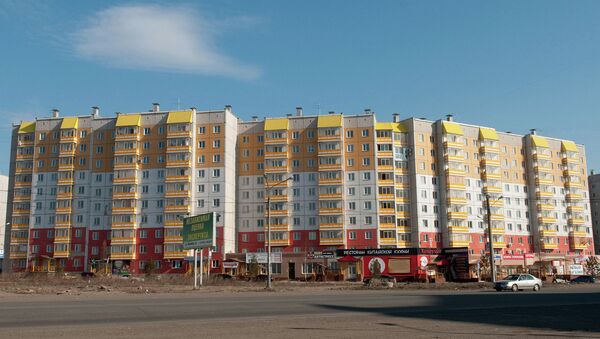 Новостройка в Красноярске, архивное фото