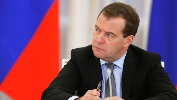 Председатель правительства России Дмитрий Медведев. Архивное фото