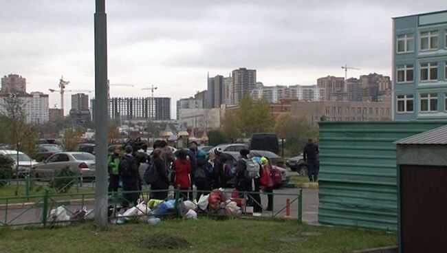 Тела пяти младенцев обнаружили в мусорном баке в Балашихе. Кадры с места ЧП