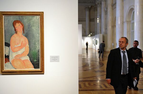 Открытие выставки Шедевры искусства XX века из собрания Альбертины в Санкт-Петербурге
