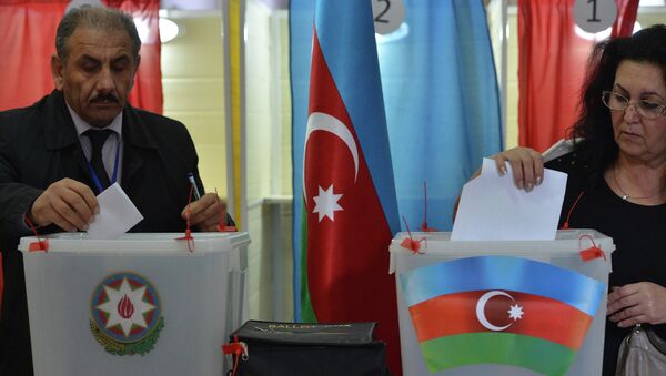 Выборы Президента Республики Азербайджан. Фото с места события