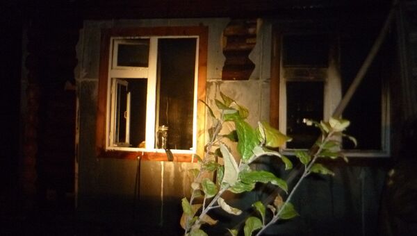 Пожар в городе Ивдель Свердловской области